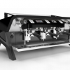 The 3 Group F.18 espresso machine by Sanremo Coffee Machines in Black and Matte Black 